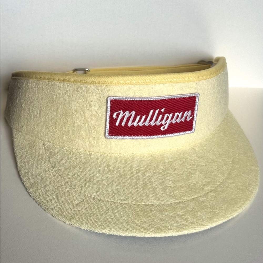 Never Worn, Brand New Custom “Mulligan” Men’s Terry Cloth Golf Visor